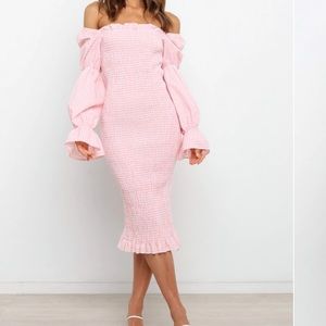 Petal and pup - Leona dress in blush